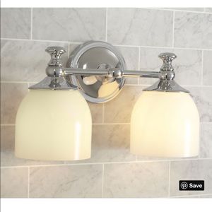 Pottery barn Mercer Double Sconce vanity light